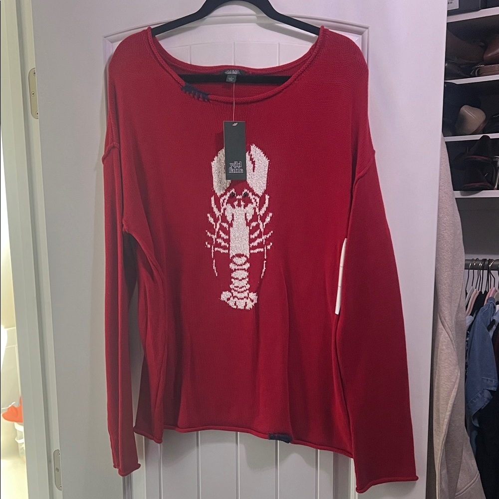 NWT Target / wild fable lobster sweater large
